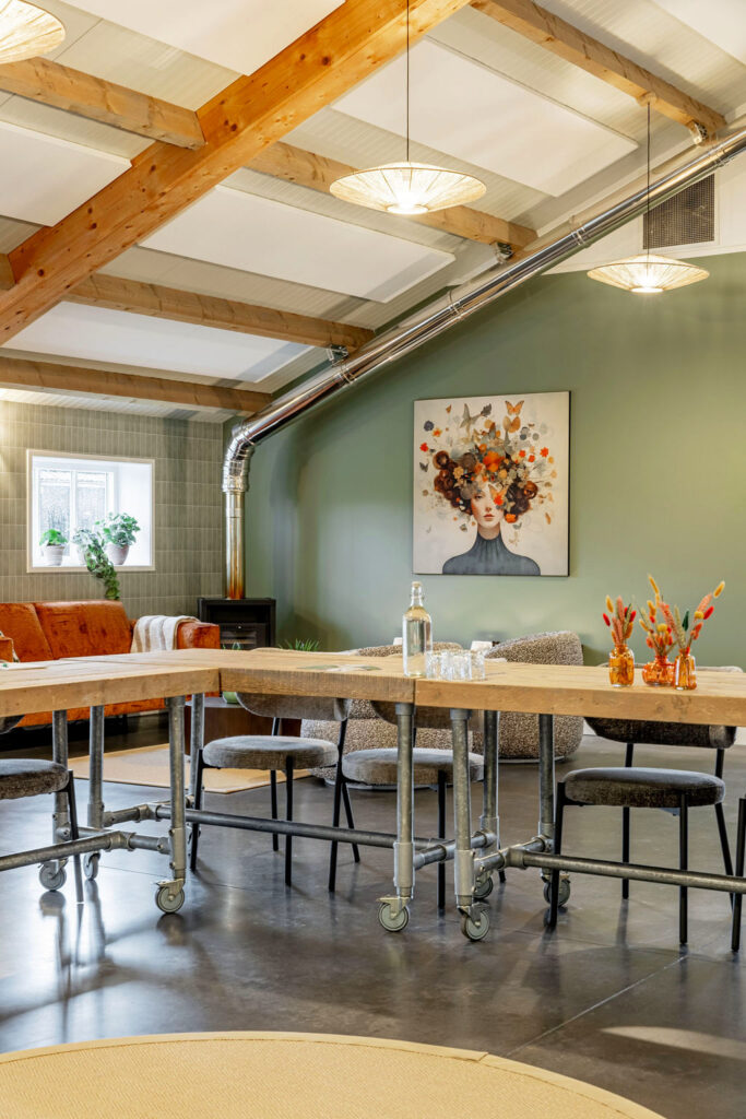 Vergaderen bij de boer, Vergaderlocatie Bij Aaltje aan de Linie, Vergaderruimte IJsvogel