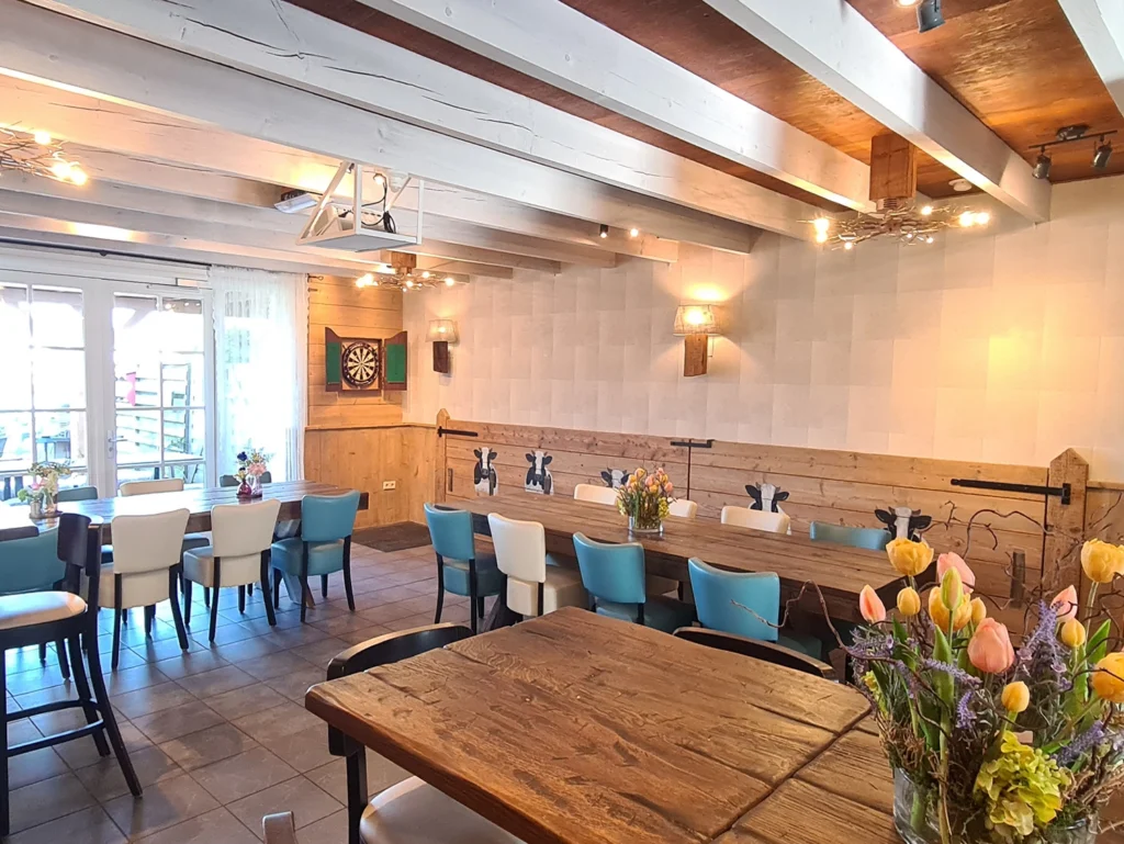 Vergaderen bij de boer bij 't Bullekroffie, Vergaderruimte - Opstellingen