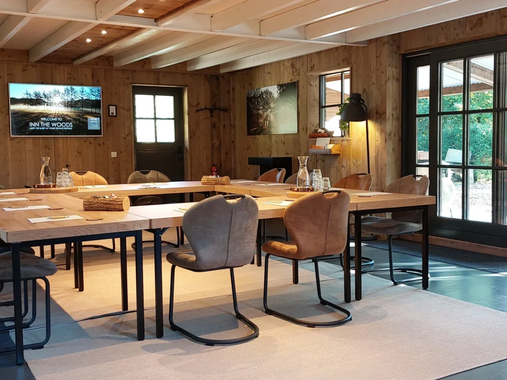 Vergaderen in Utrecht, Vergaderen in het bos bij vergaderlocatie Inn the Woods, meeting