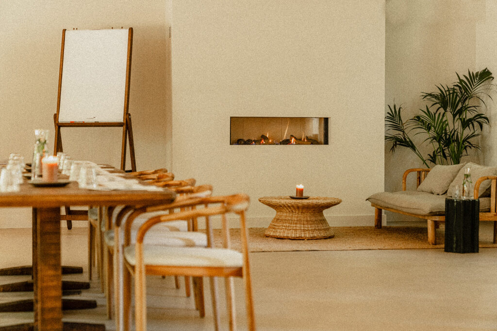 Vergaderen in de natuur bij Vergaderlocatie De Wever Lodge, Vergaderruimte Atelier